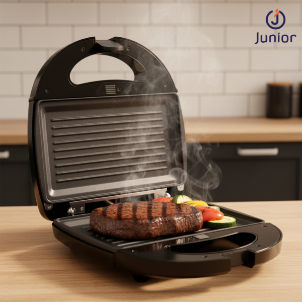 junior 3 in 1 sandwich maker, waffle & grill 750w model sm302