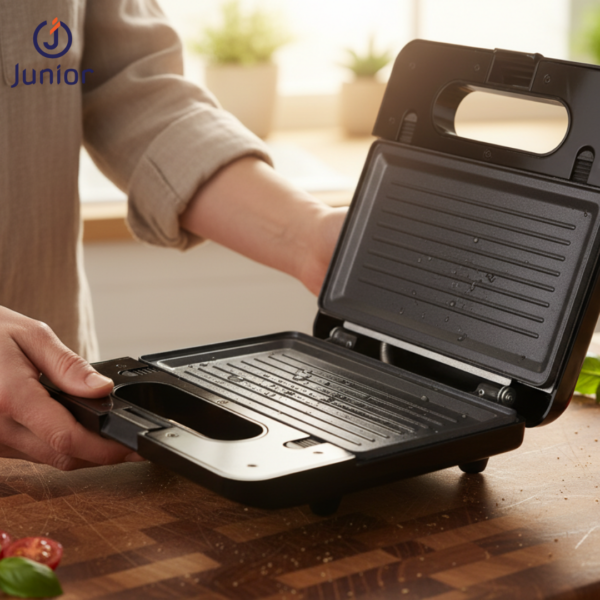 junior 750w deep plate sandwich maker | non stick plates sm303