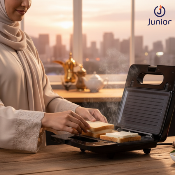 junior 750w deep plate sandwich maker | non stick plates sm303