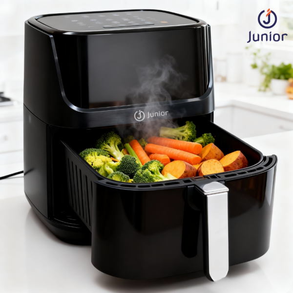 junior 8l digital air fryer 1800w | healthy oil free cooking model af2713