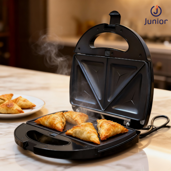 junior 3 in 1 sandwich maker, waffle & grill 750w model sm302